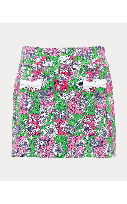 MONICA 15" SKORT UPF 50+, CHERRY BLOSSOM PINK LIL CHICKEN CHECK GOLF