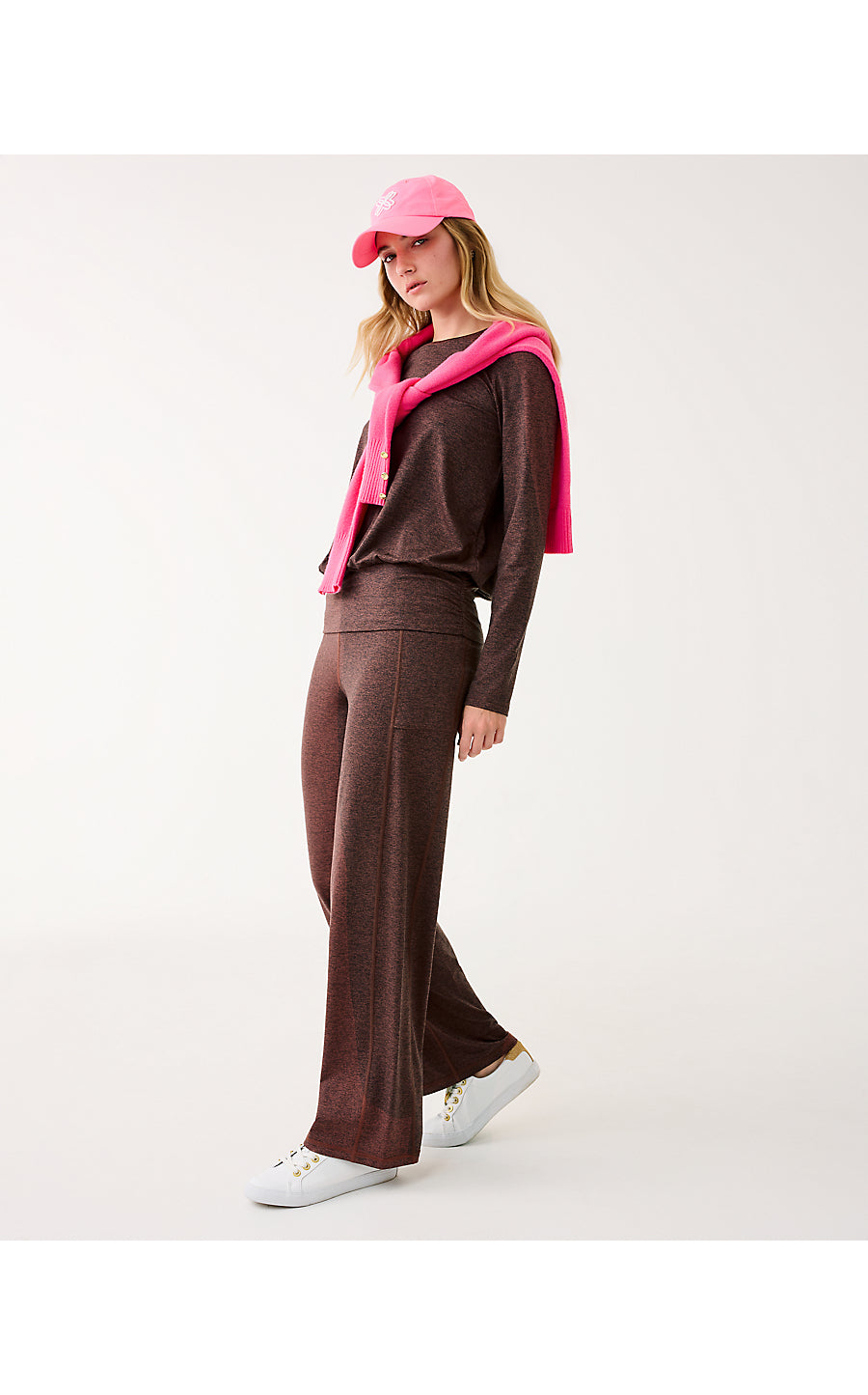 GALIA PANT UPF 50+, FRENCH ROAST X NOIR HEATHER