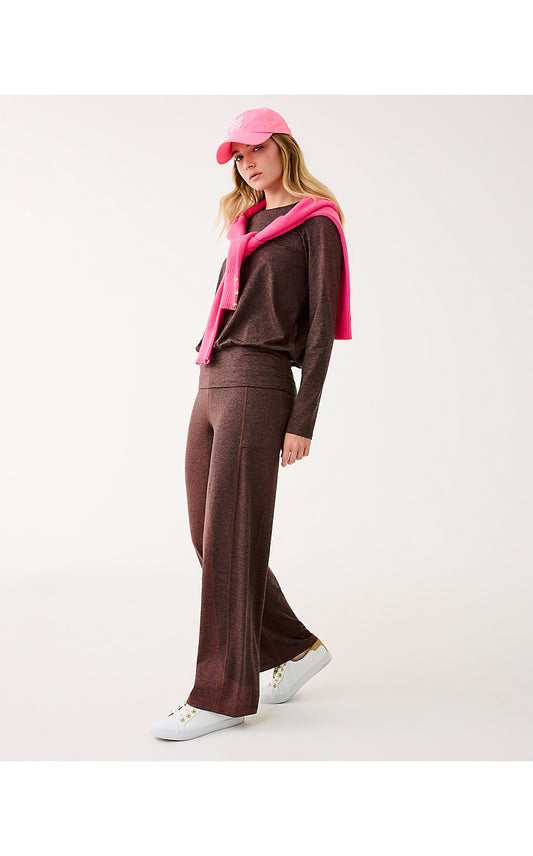 GALIA PANT UPF 50+, FRENCH ROAST X NOIR HEATHER