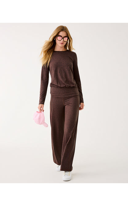 GALIA PANT UPF 50+, FRENCH ROAST X NOIR HEATHER