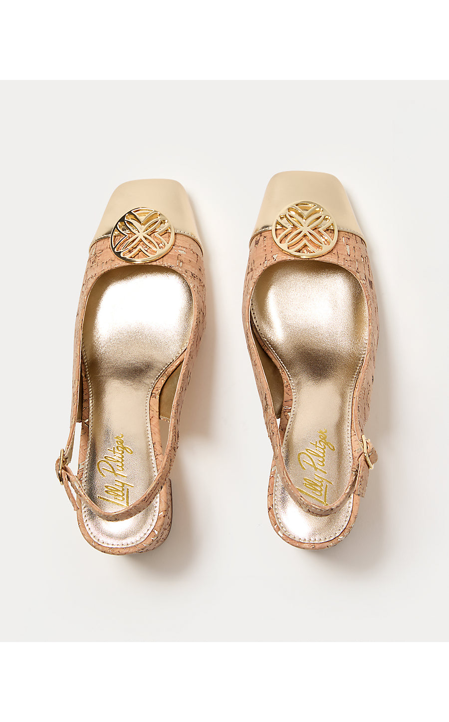 MARI CORK SLINGBACK PUMP, NATURAL