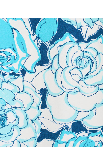 BERNICE MAXI DRESS, CAPRI BLUE ROSANNA