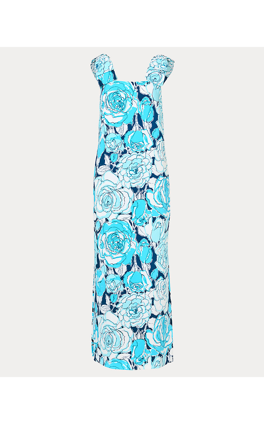 BERNICE MAXI DRESS, CAPRI BLUE ROSANNA