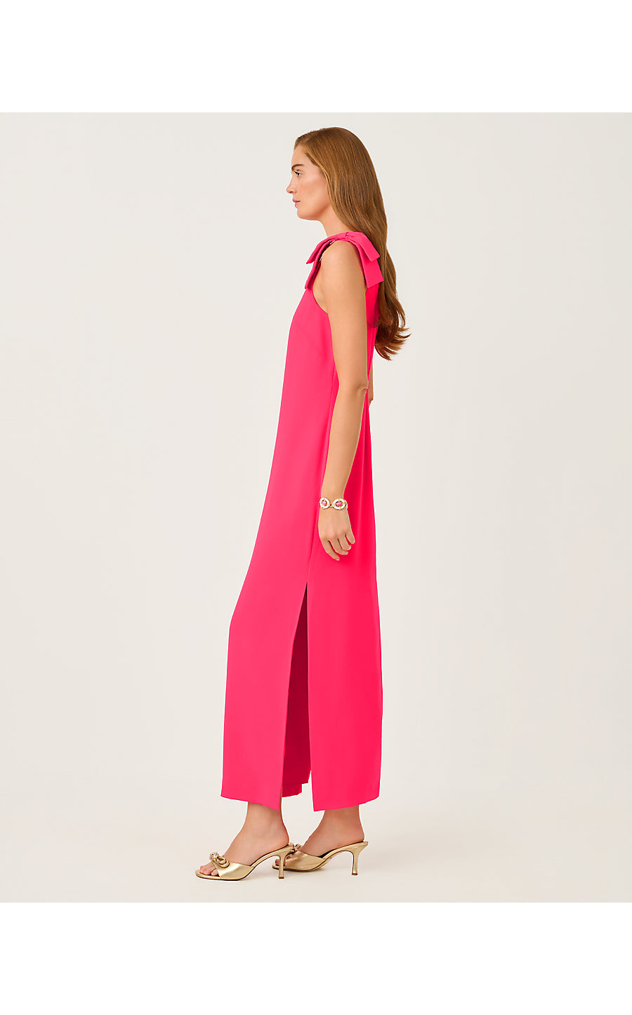 BERNICE MAXI DRESS, LIPSTICK PINK