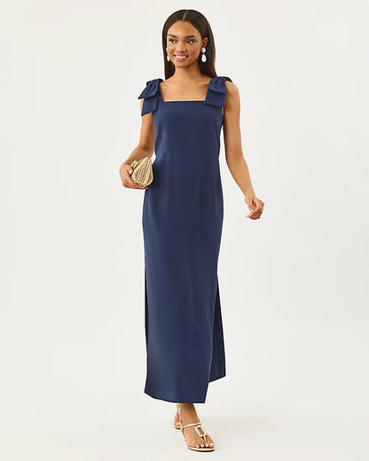 BERNICE MAXI DRESS, LOW TIDE NAVY