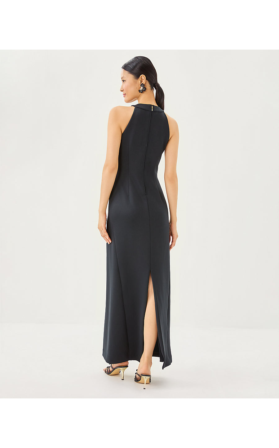 gianna halter maxi dress Gianna Halter Gown Red / S