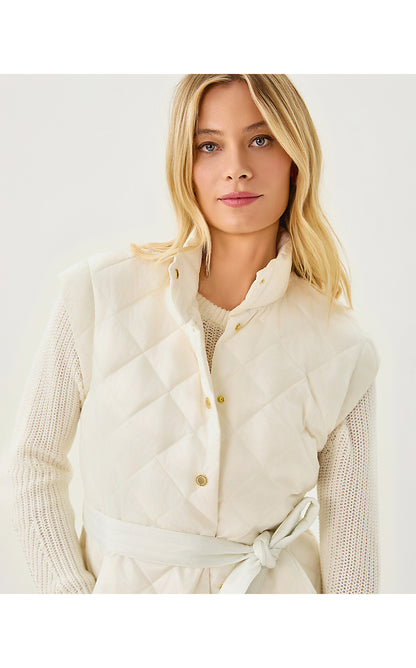 ADENNA VEST, COCONUT