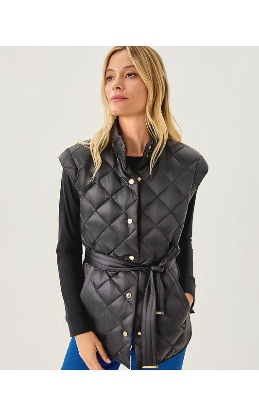 ADENNA VEST, NOIR