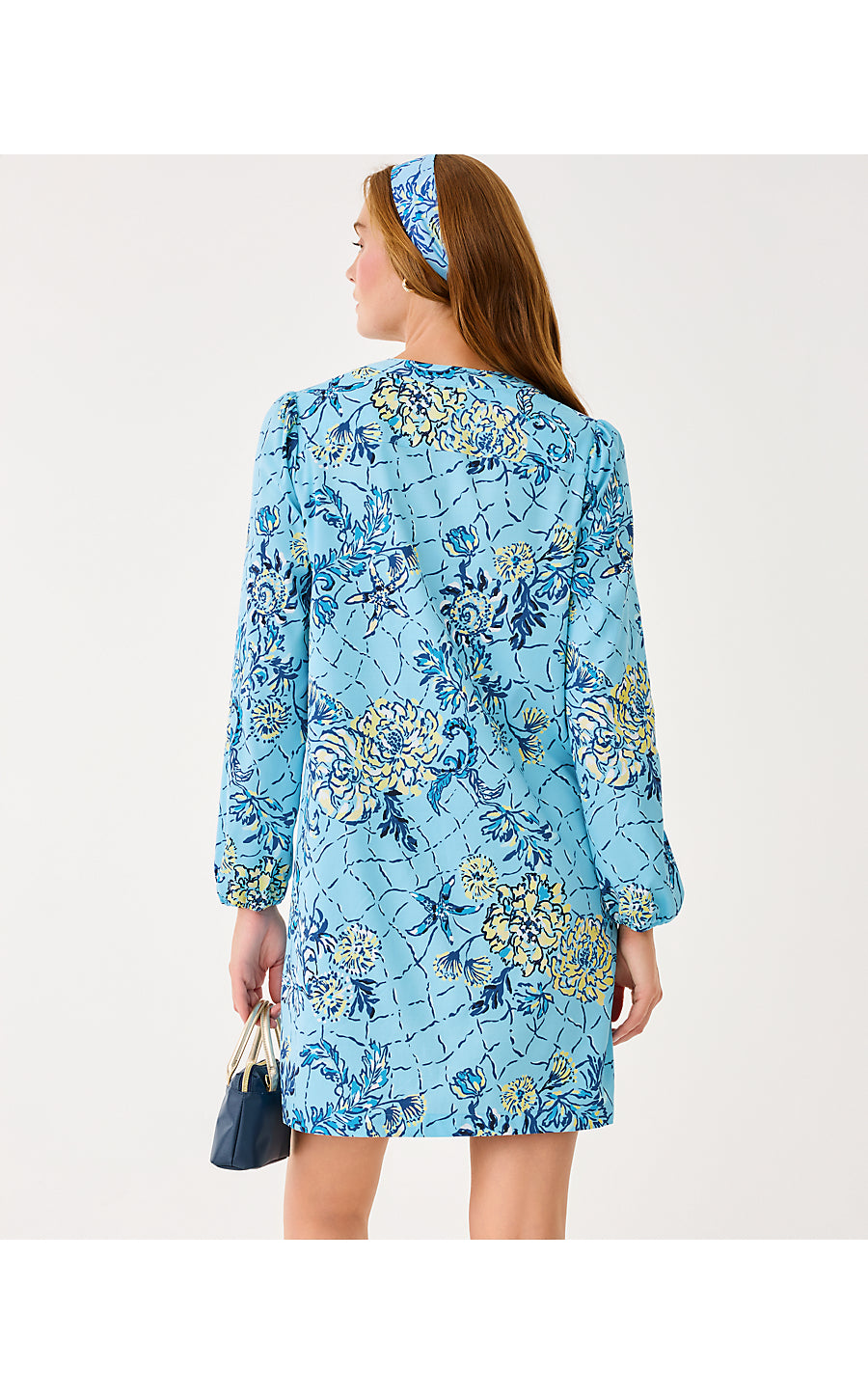 ENSLEY UPF 50+ DRESS, BELLEVUE BLUE BREAKERS BEACH