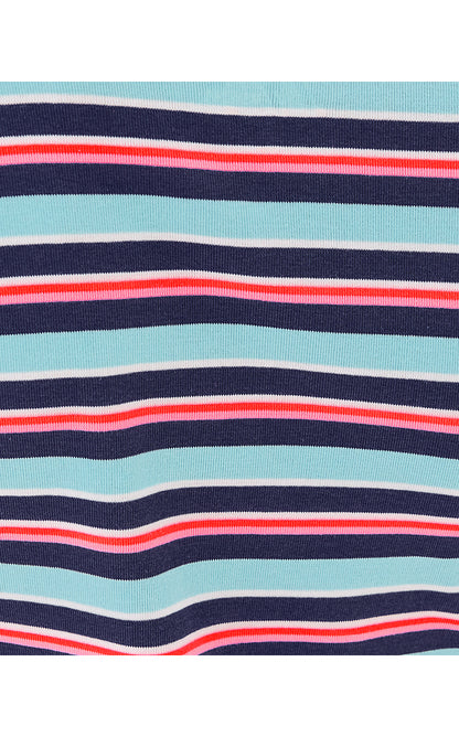 BEATY DRESS, MULTI FIRECRACKER YARN DYE STRIPE