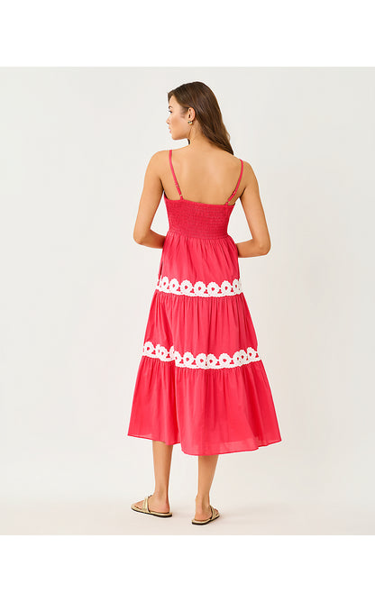 ZANNA MIDI DRESS, PARADISE PUNCH