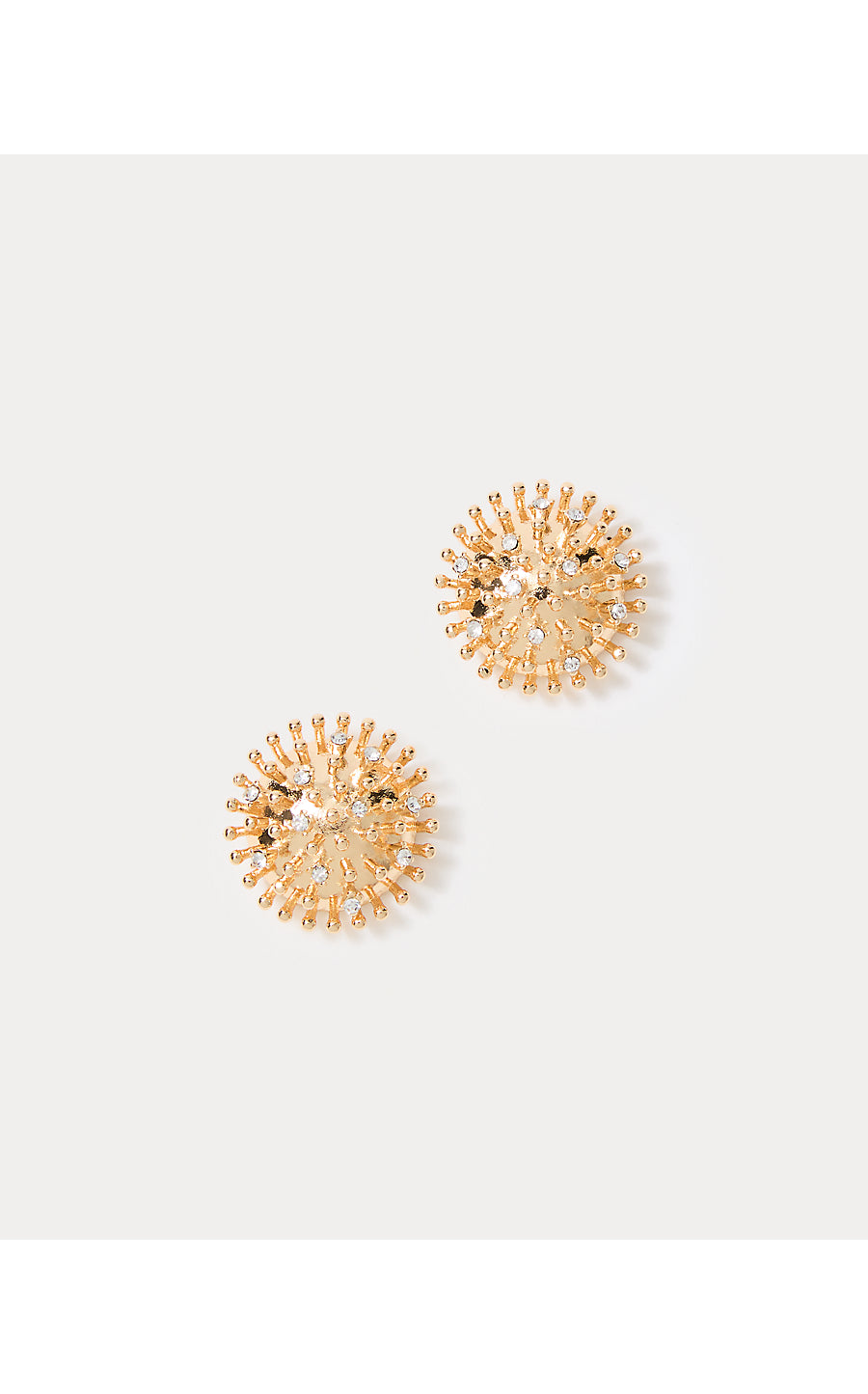 SUMMER SHORELINES STUD EARRINGS, GOLD METALLIC