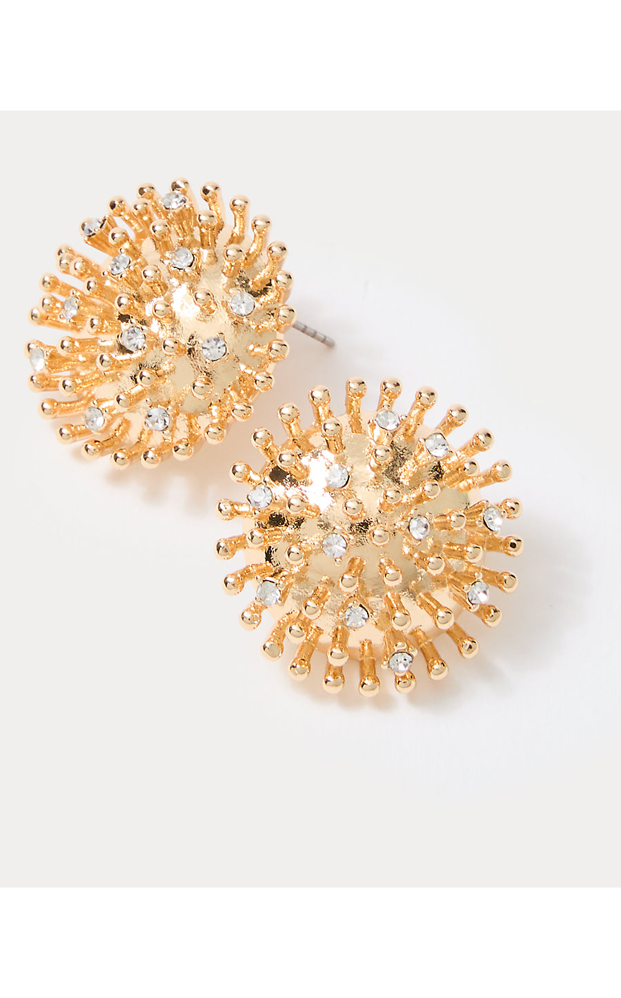 SUMMER SHORELINES STUD EARRINGS, GOLD METALLIC