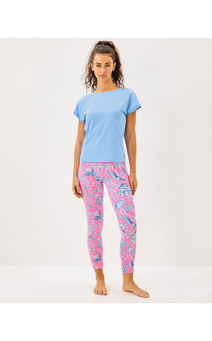 WEEKENDER HIGH RISE MIDI, ROUSSEAU PINK BAREFOOT BEACHCOMBERS