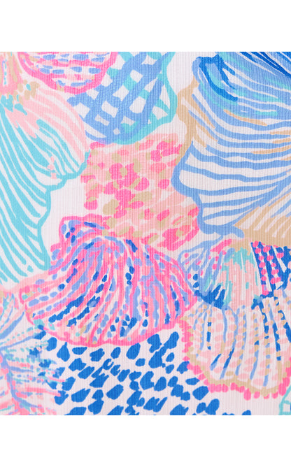 KALINARA SLEEVED ROMPER, MULTI ROAR OF THE SEAS