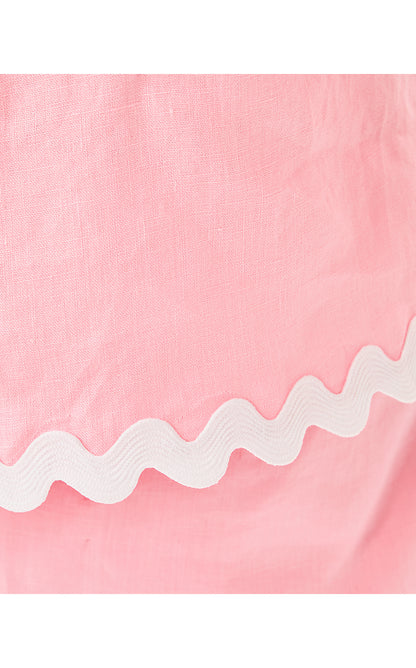 NIK SHORT SLEEVE CROPPED TOP, CONCH SHELL PINK