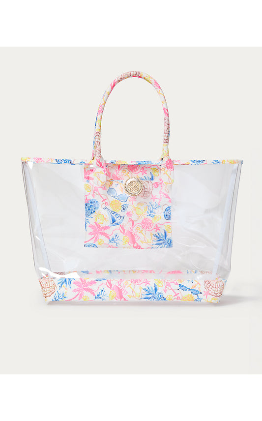 GWP BEACH TOTE, MULTI BAREFOOT BEACHCOMBER ACCESSORIES SMALL