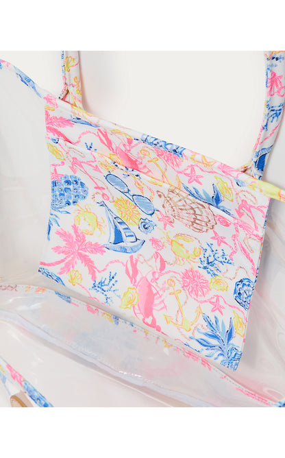 GWP BEACH TOTE, MULTI BAREFOOT BEACHCOMBER ACCESSORIES SMALL