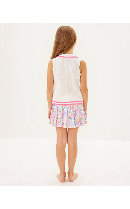 MINI SUZETTE SWEATER TANK, RESORT WHITE