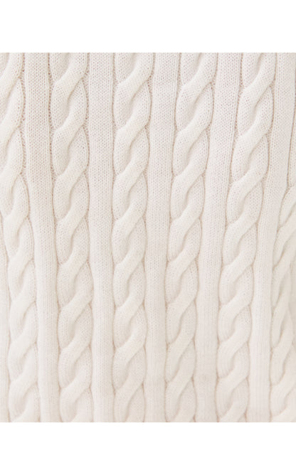 MINI SUZETTE SWEATER TANK, RESORT WHITE