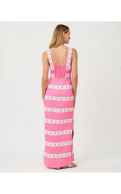 DAVIS MAXI DRESS, CONFETTI PINK
