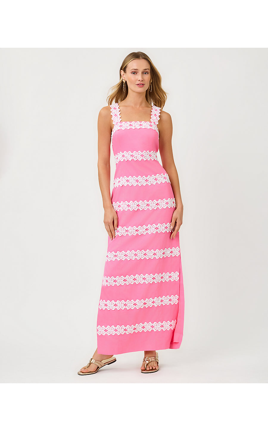 DAVIS MAXI DRESS, CONFETTI PINK