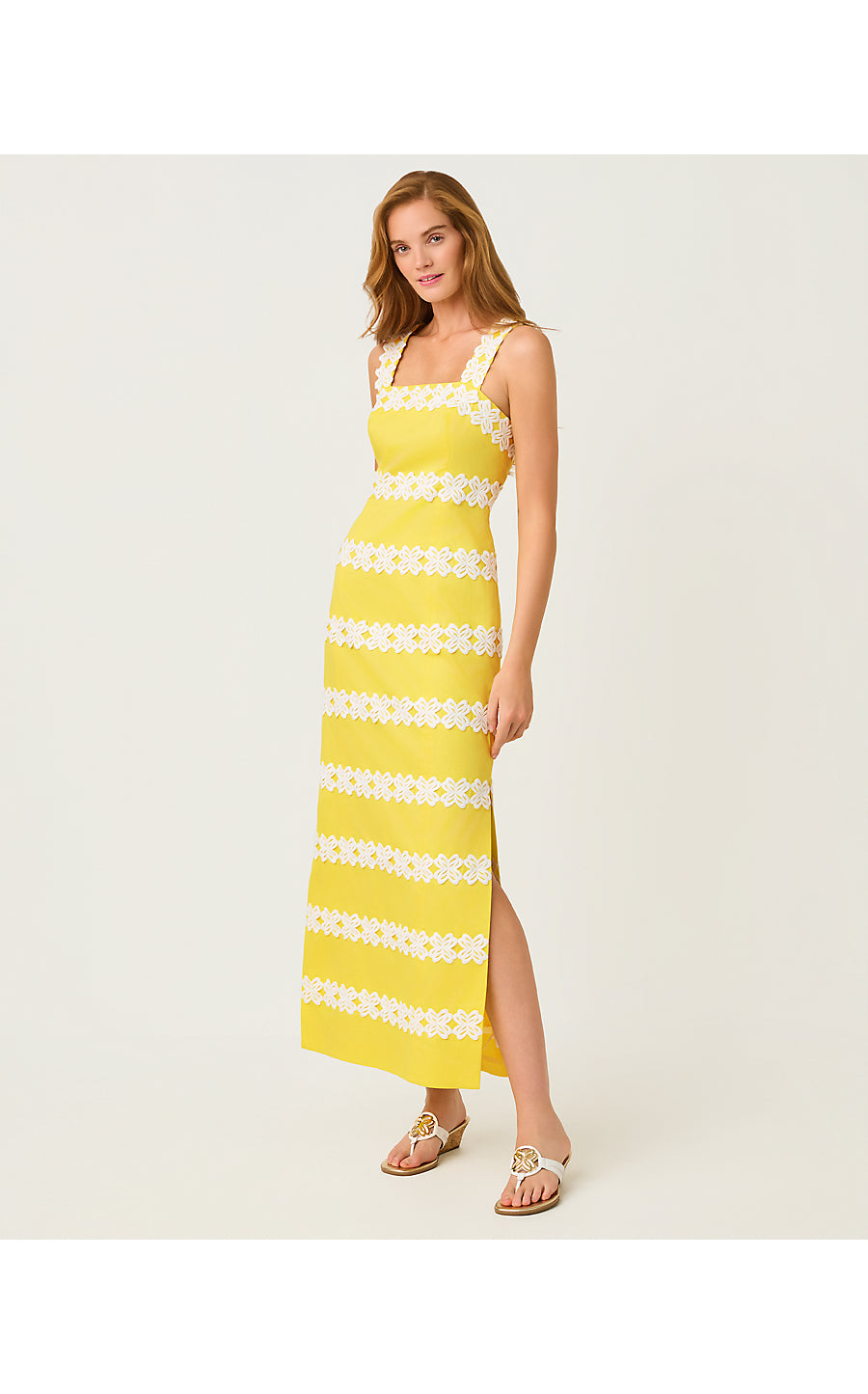 DAVIS MAXI DRESS, ESTELLE YELLOW