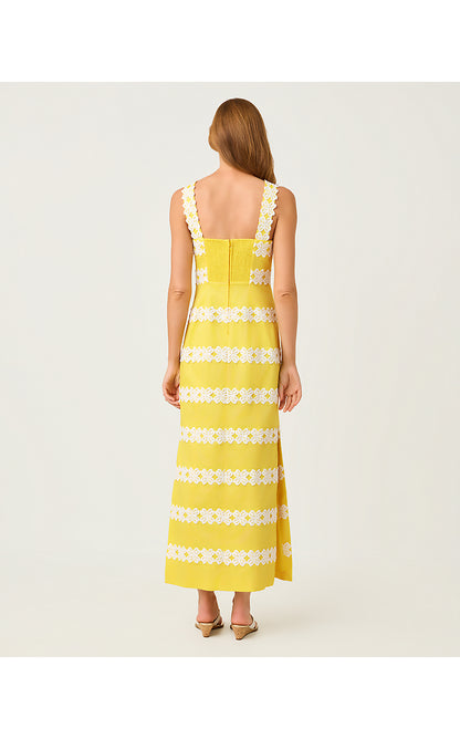 DAVIS MAXI DRESS, ESTELLE YELLOW