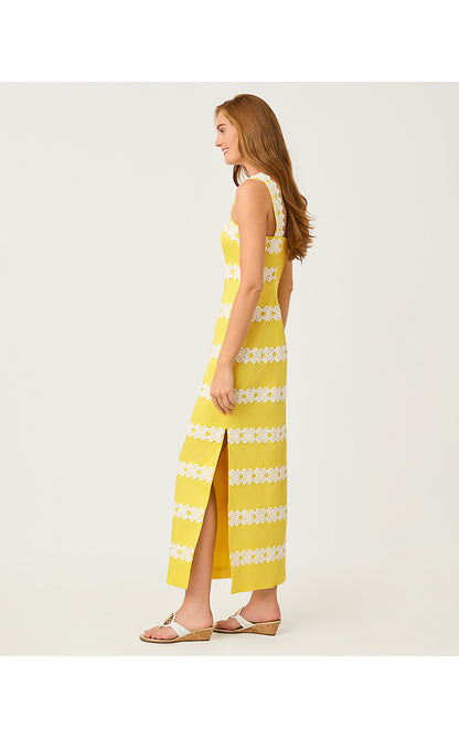 DAVIS MAXI DRESS, ESTELLE YELLOW