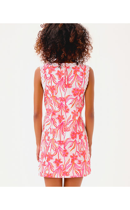 SADIE SHIFT ROMPER, RESORT WHITE LOVELY LONG STEMS