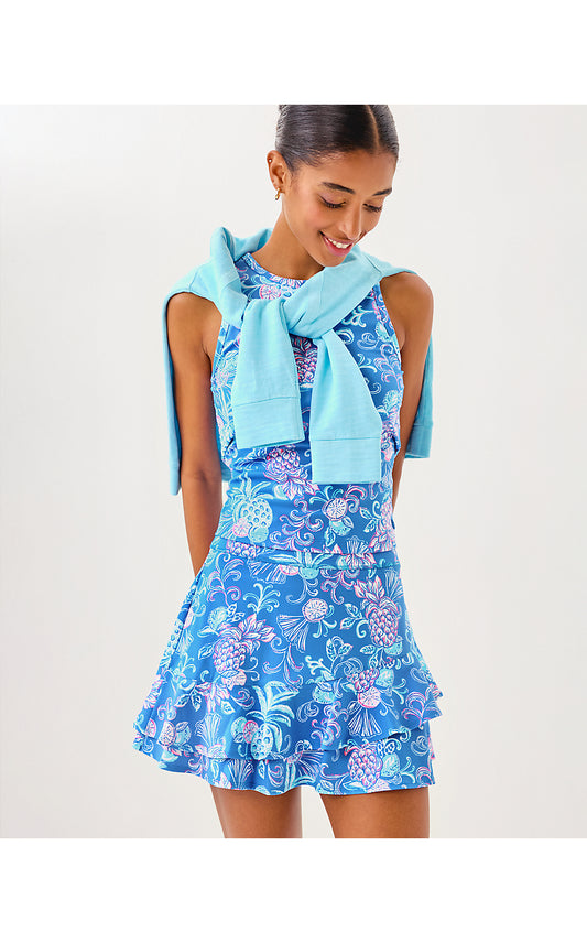 ROMANA HIGH RISE SKORT UP, SUNWASHED BLUE CITRUS CRUSH