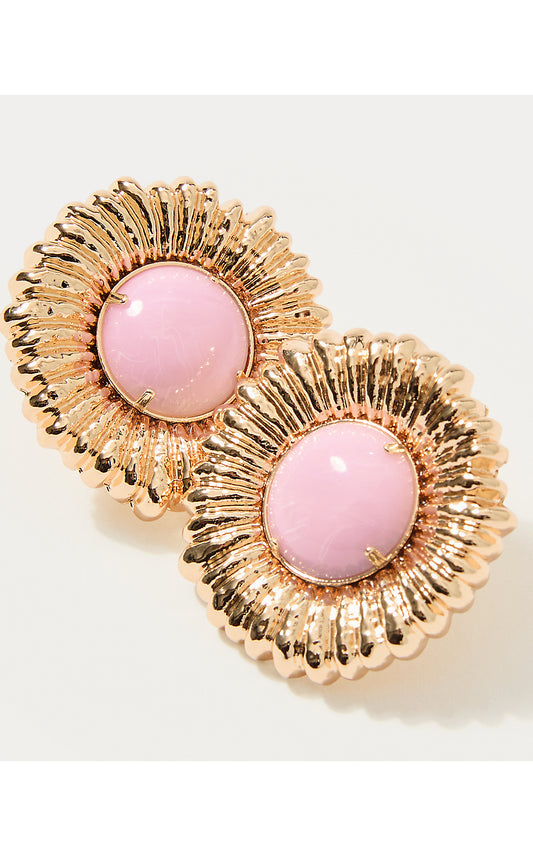 ONE FINAL FLING STUD EARRING, PINK BLISS
