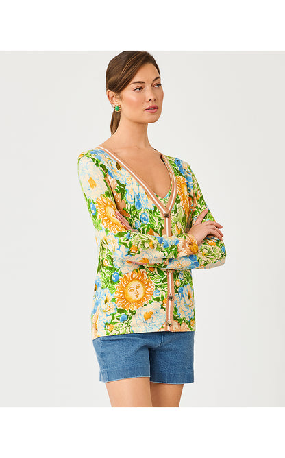 POLLYANNE CARDIGAN, RUTABAGA SYMPEONY