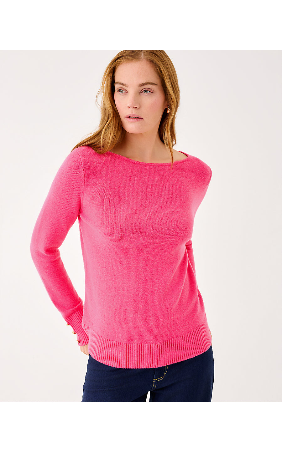 LOLA SWEATER, SUN SHELL PINK