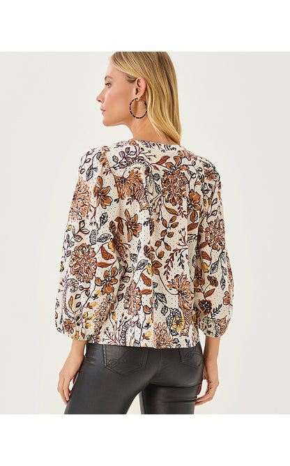 HAIDA EYELET TOP, COCONUT TAKE MEOWT