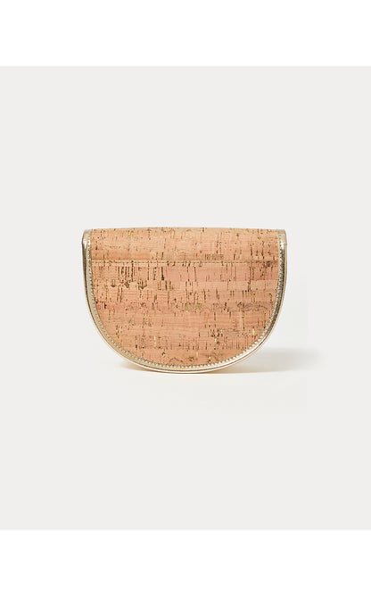 CAMILLE CORK BELT BAG, NATURAL