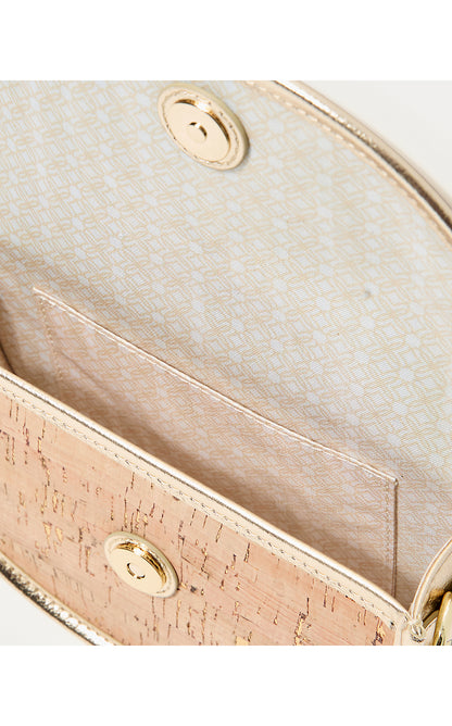 CAMILLE CORK BELT BAG, NATURAL