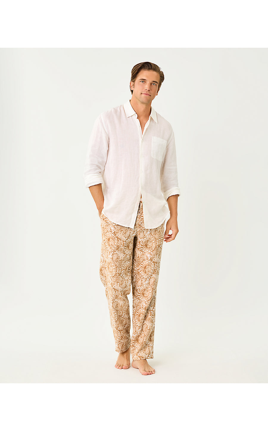 MENS STUFF THEO PANT, ICED LATTE LIL JIMS STUFF