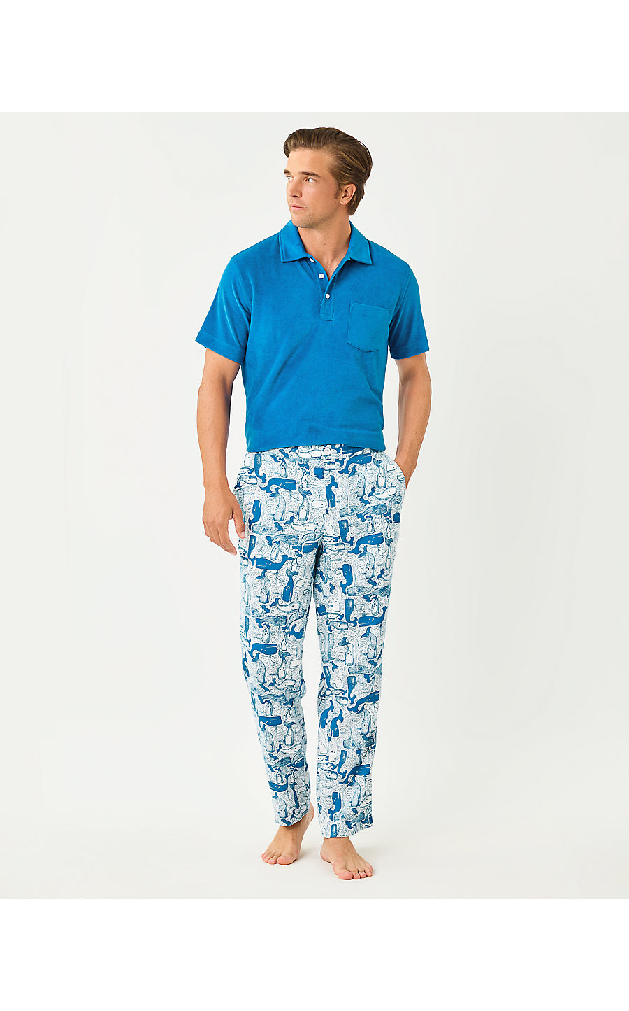 MENS STUFF THEO PANT, NASSAU BLUE THAR SHE BLOWS