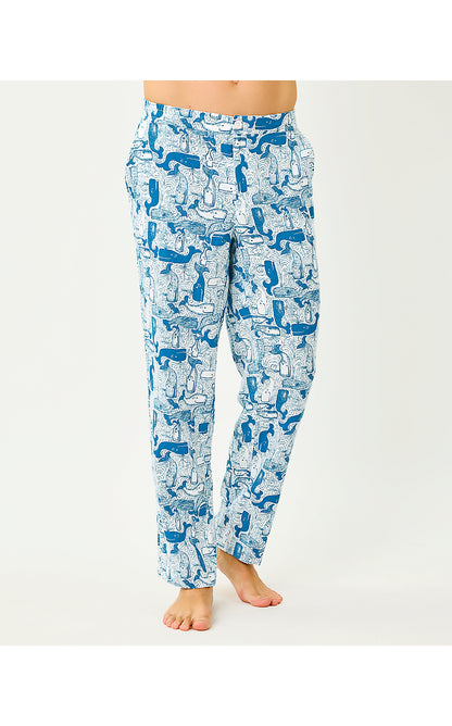MENS STUFF THEO PANT, NASSAU BLUE THAR SHE BLOWS