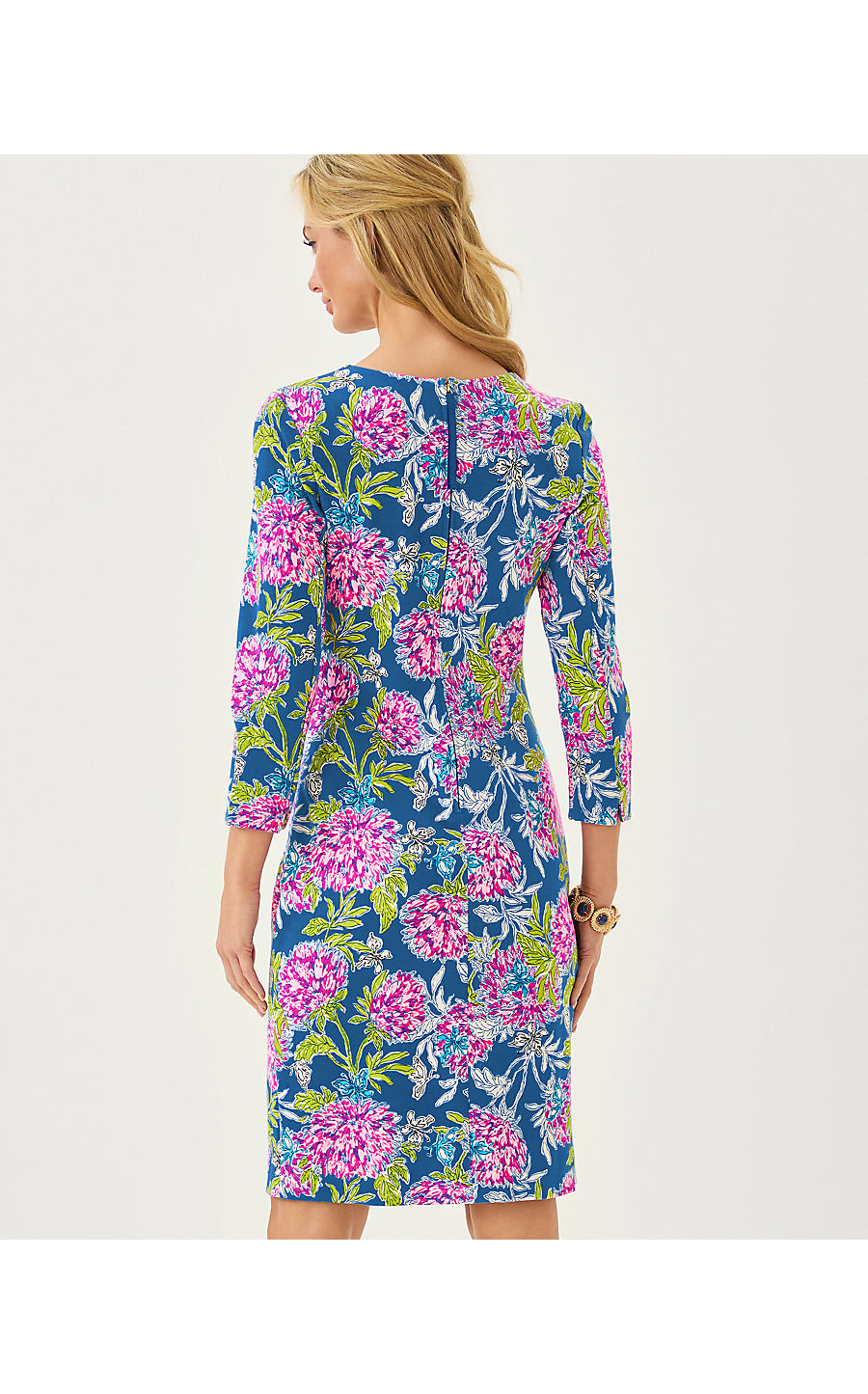 KYRIE DRESS, MULTI DAHLIA LICIOUS