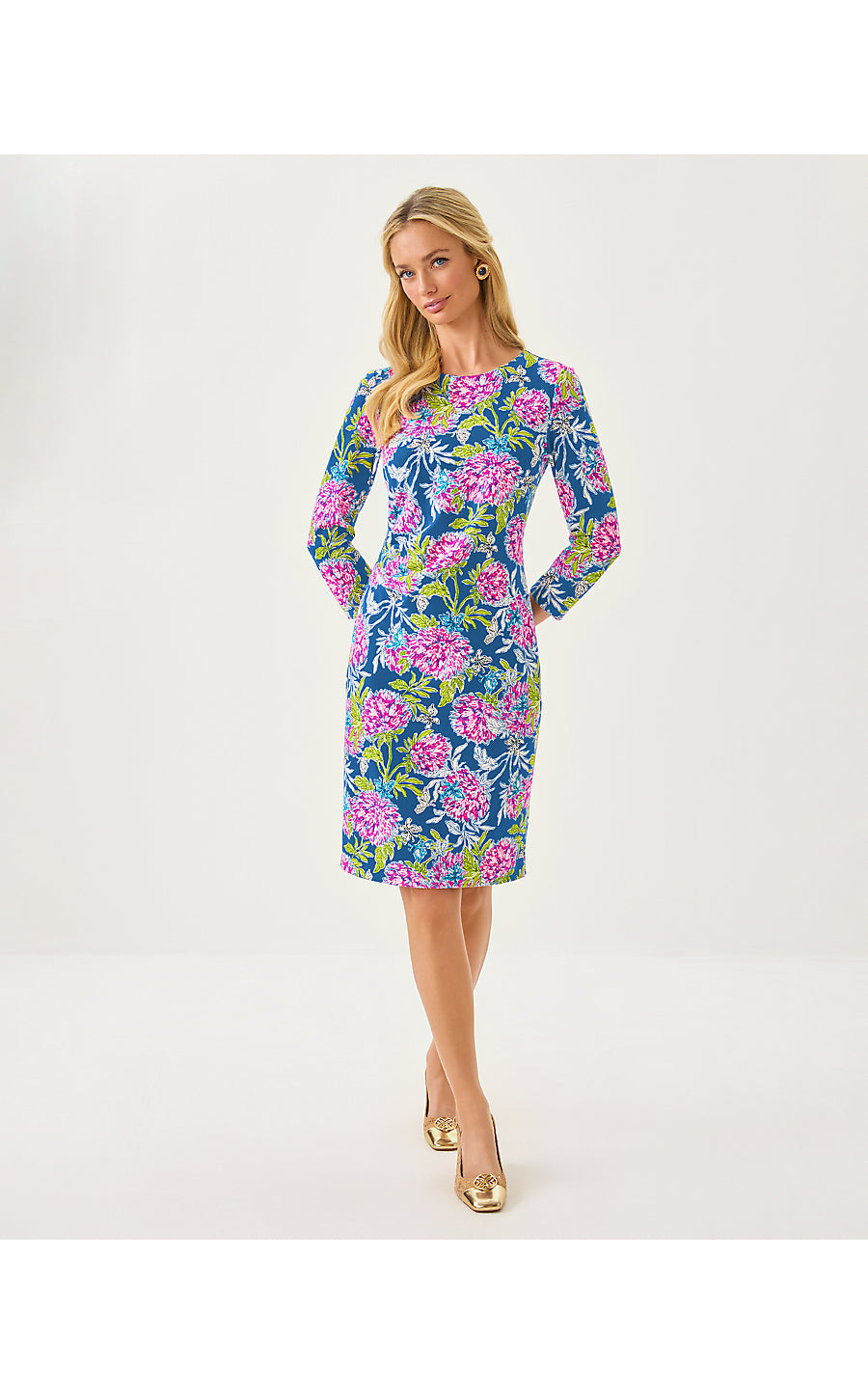 KYRIE DRESS, MULTI DAHLIA LICIOUS