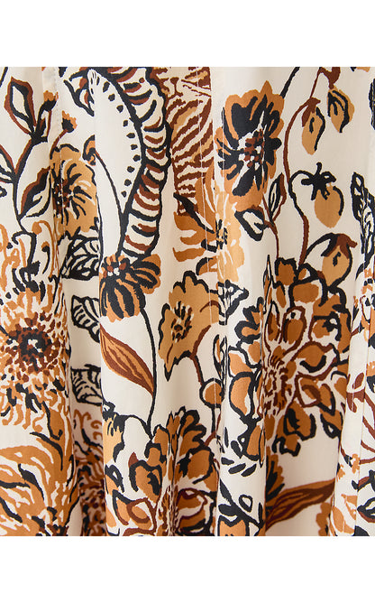 ASH DRESS, COCONUT TAKE MEOWT ENGINEERED WOVEN DRESS