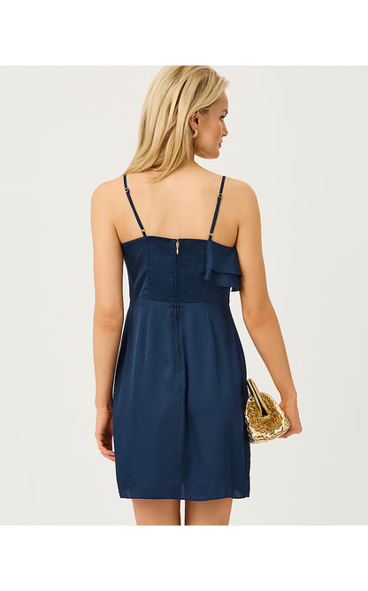 DELILA DRESS, LOW TIDE NAVY