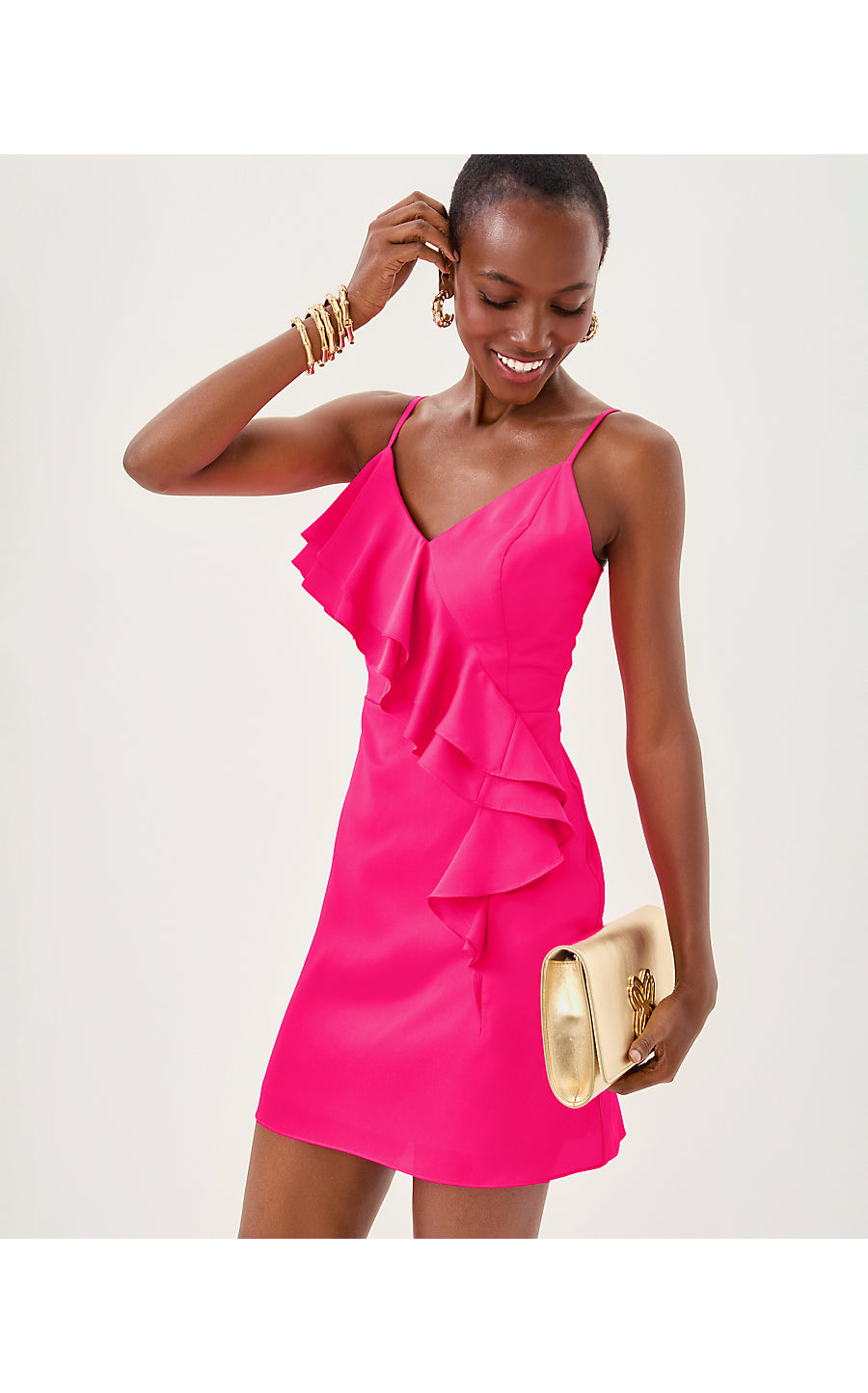 DELILA DRESS, PARIGI PINK