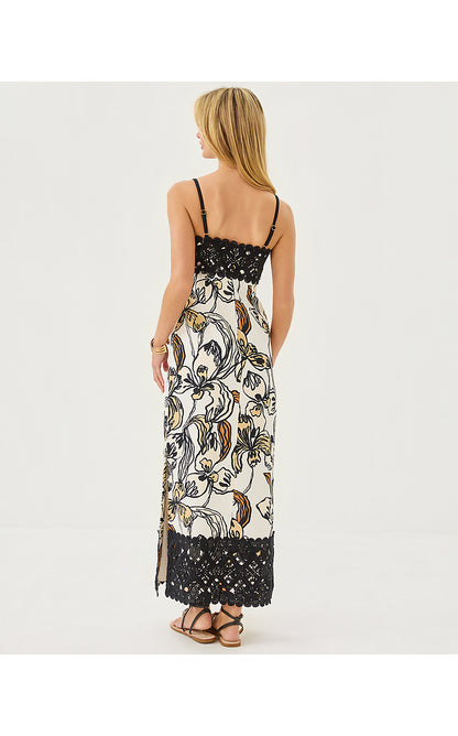 VENA STRETCH MAXI DRESS, COCONUT OVERSIZED IRISISTABLE