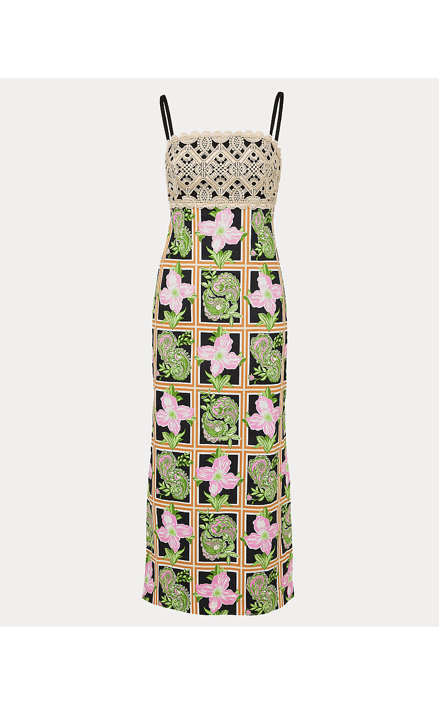 VENA STRETCH MAXI DRESS, ONYX WINDOW SHOPPER