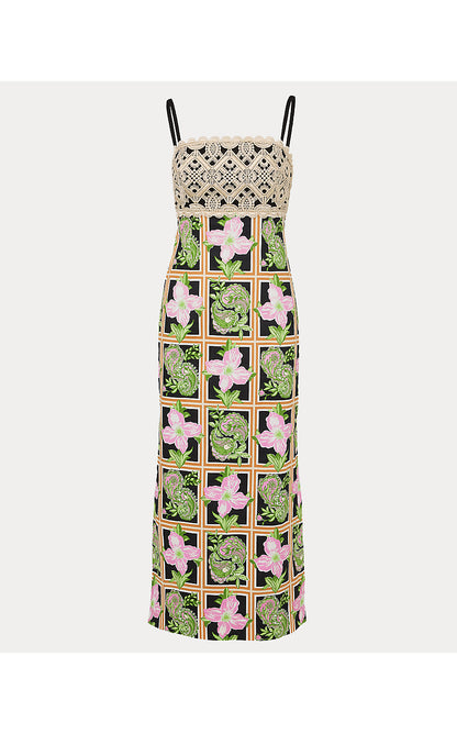 VENA STRETCH MAXI DRESS, ONYX WINDOW SHOPPER