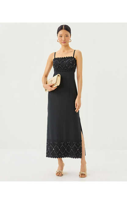 VENA MAXI DRESS, NOIR