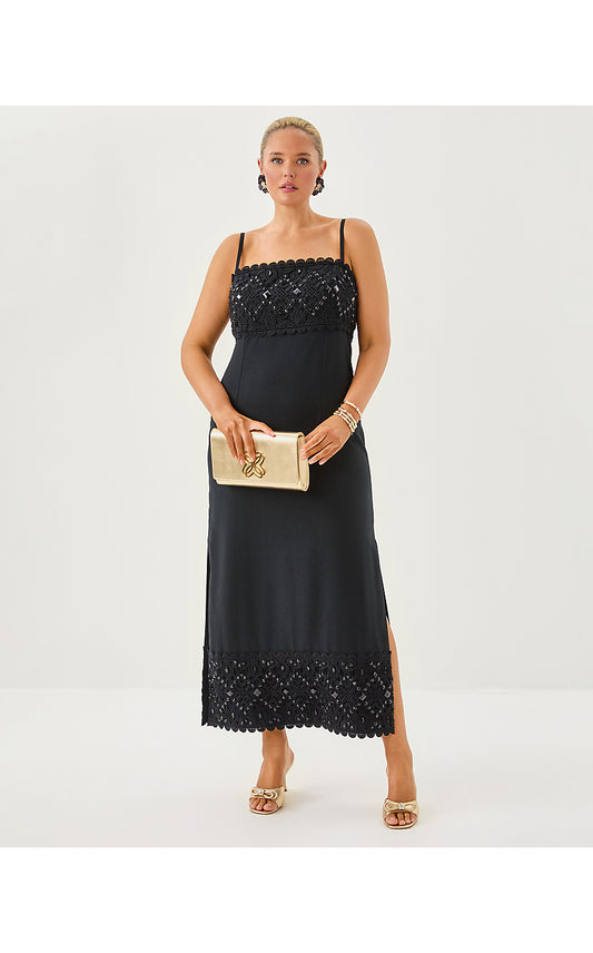 VENA MAXI DRESS, NOIR